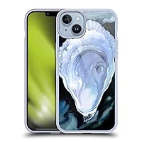 Head Case Designs Officially Licensed Paul Brent Oyster Black Sea Creatures Soft Gel Case Compatible with Apple iPhone 14 Plus and Compatible with MagSafe Accessories
