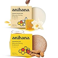 Anihana Shampoo and Conditioner Bar Set | Deep Cleansing & Softening | For Normal Hair