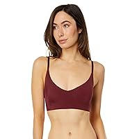Calvin Klein Invisibles Comfort Light Lined Triangle Bra Tawny Port MD (Women's 8-10)