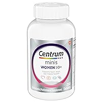 Centrum Minis Silver Women's Multivitamin for Women 50 Plus, Multimineral Supplement with Vitamin D3, B Vitamins, Non-GMO Ingredients, Supports Memory and Cognition in Older Adults - 280 Ct