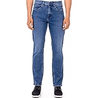 Mens Jeans Relaxed Fit – Straight Leg Stretch Jeans for Men – Ultimate Comfort Superflex Pants
