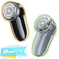 Bymore Fabric Shaver, Lint Remover, Lint Shaver Defuzzer Sweater Shaver for Clothes and Furniture AC Adapter or Battery Operated Pill Fuzz Remover