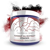 Nootropics Depot Tongkat Ali Extract Powder | 30 Grams | 2% Eurycomanone by HPTLC | Eurycoma longifolia Root Extract