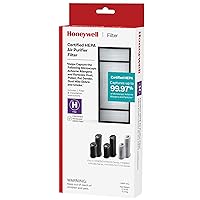 Honeywell HRF-H1 HEPA Air Purifier Filter H, 1-Pack – for HPA050/150, HPA060 & HPA160 Series – Airborne Allergen Air Filter Targets Wildfire/Smoke, Pollen, Pet Dander, and Dust