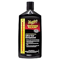 Meguiar's Mirror Glaze M10508 Ultra-Cut Compound - Professional Grade Formula with Fast Cutting Action that Removes Scratches, Heavy Swirls and More - 8 Oz