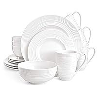 Infinity bone china dinnerware set 16pcs, Round Plates (Soup Bowls, Dinner Plates, Salad Plates), Dinnerware Sets, Dinner Plates, Plates and Bowls Sets (Infinity)