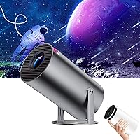 Nocturra VisionX Projector, noctua projector, nocturra vision projector, Nocturra Portable Mini Spotlight Outdoor 4k HD Screen Projector Automatic Correction, Smart Projector for Household (Black)