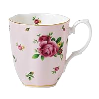 Royal Albert New Country Roses Pink Vintage Mug, 1 Count (Pack of 1)