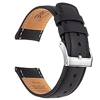 Quick Release Watch Band,Top Genuine Leather Watch Straps 19mm 20mm 21mm 22mm 24mm for Men and Women