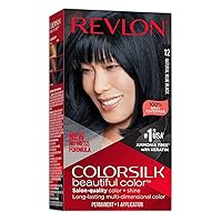 Revlon Colorsilk Beautiful Color, Natural Blue Black [12] 1 ea