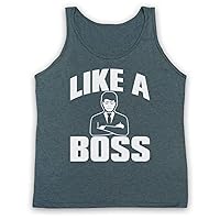 Men's Like A Boss Funny Slogan Tank Top Vest