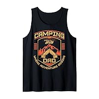 Mens Camping With Dad Tank Top