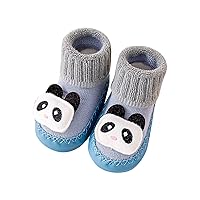 18m Girl Shoes Autumn and Winter Boys and Girls Children Cute Socks Shoes Non Slip Indoor Floor Girl Shoes 5 Toddler