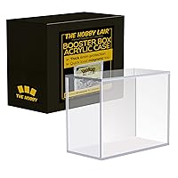 Deluxe Acrylic Case Compatible with English Pokemon Booster Boxes | Magnetic Easy Top Loading | Thick 6mm Protection