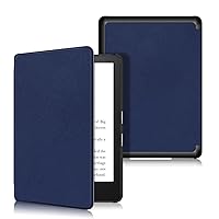 Tablet PC Case Case for Kindle Paperwhite 2021 Tri-Fold Smart Tablet Case,Ultra Slim Lightweight Stand Case Hard PC Back Shell Folio Case Cover,Auto Sleep/Wake Tablet Case Tablet Home (Color : Dark b