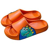 Dinosaur Children Slippers Cute Cartoon Beach Slippers For Kids Non Slip Boys Girls Summer Shoes Toddler Fuzzy Slippers