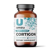 UMZU Cortigon - Cortisol Health Supplement - Mental Clarity & Focus Supplement - with Phosphatidylserine - Focus Vitamins - 30 Day Supply - 60 Capsules