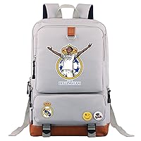 Jude Bellingham Laptop Bag Real Madrid CF Classic Backpack Wear Resistant Graphic Knapsack for Football Fans