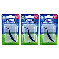 DenTek Wax for Braces 1 Each (1 Each (Pack of 3))