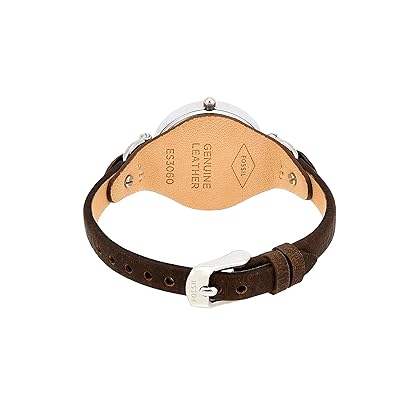 Fossil Georgia Women's Watch with Genuine Leather Bracelet Band