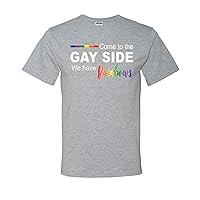 Come to The Gay Side We Have Rainbows Gay Pride Mens T-Shirts