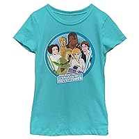 STAR WARS Girl's Galaxy of Adventures Group T-Shirt