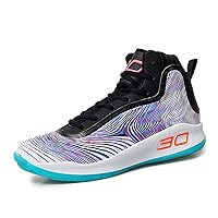 Mens High Top Basketball Shoes Fashion Non Slip Breathable Sneakers Men's Athletic Sport Running Shoes