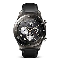 Huawei Watch 2 Classic Smartwatch - Ceramic Bezel- Black Leather Strap(Us Warranty)