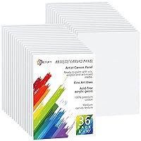 ESRICH Stretched Canvases for Painting 8x10, 10 Pack 8x10 Canvas