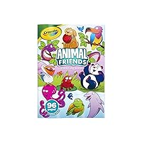 Crayola Animal Friends Coloring Book, 96 Animal Coloring Pages, Gift for Kids, Ages 3, 4, 5, 6