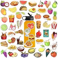 180pcs Food Stickers Aesthetic Vinyl Stickers Cute,Waterproof,Trendy Stickers for Labels,Scrapbooking,Wedding Place Cards,Water Bottles,Laptop,Phone