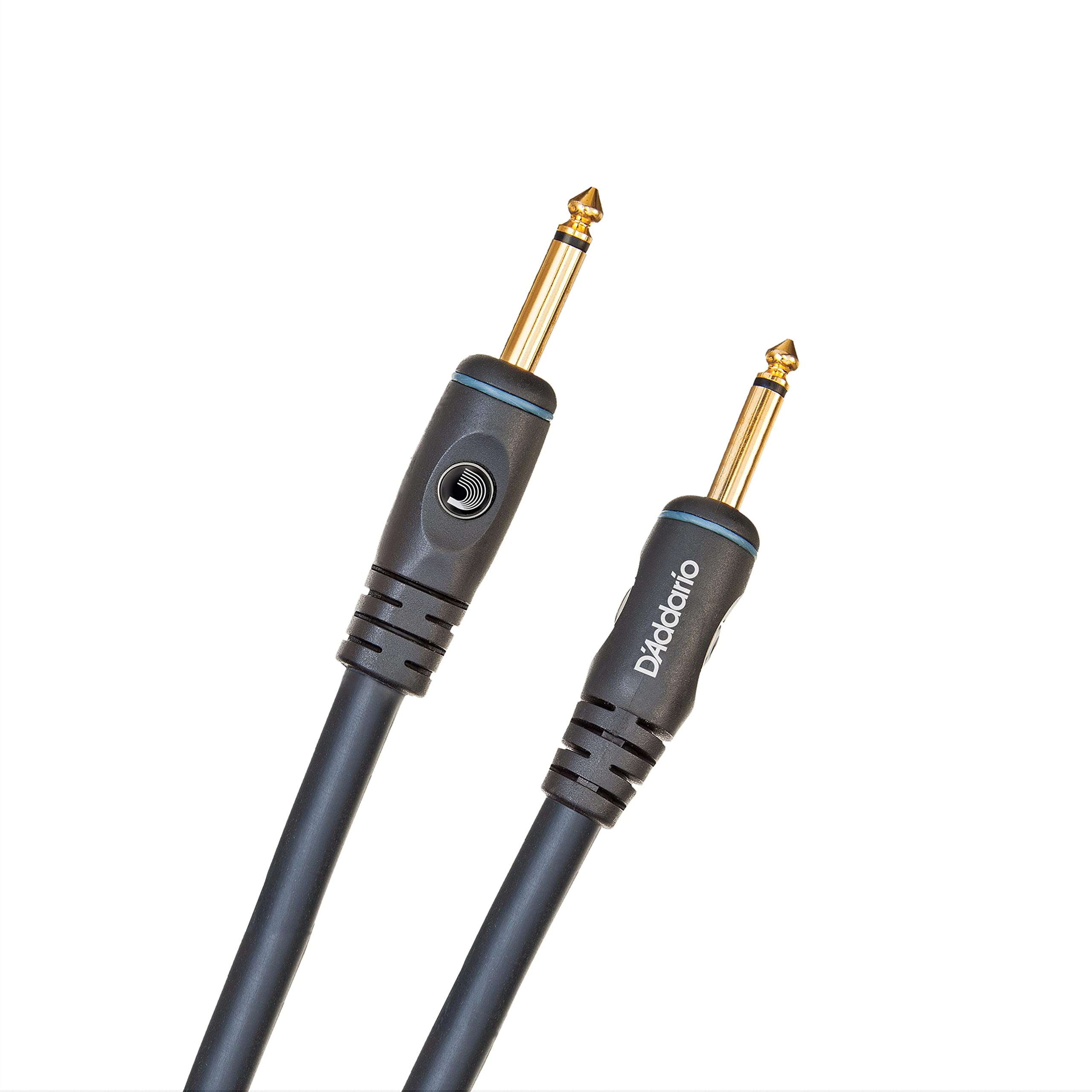 D'Addario Accessories Speaker Cable - Gold Plated Plugs for Optimal Signal Flow - Shielded for Noise Reduction - 1/4 Inch Male to 1/4 Inch Male - Custom Series - 5 Feet/1.52 Meter