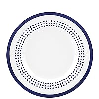 Kate Spade New York Charlotte Street East Accent Plate, 1.06 LB, Blue