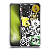 Officially Licensed Public Enemy Collage Graphics Soft Gel Case Compatible with Galaxy A33 5G (2022)