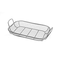 Outset 76359 Stainless Steel Grill Roasting Basket Silver