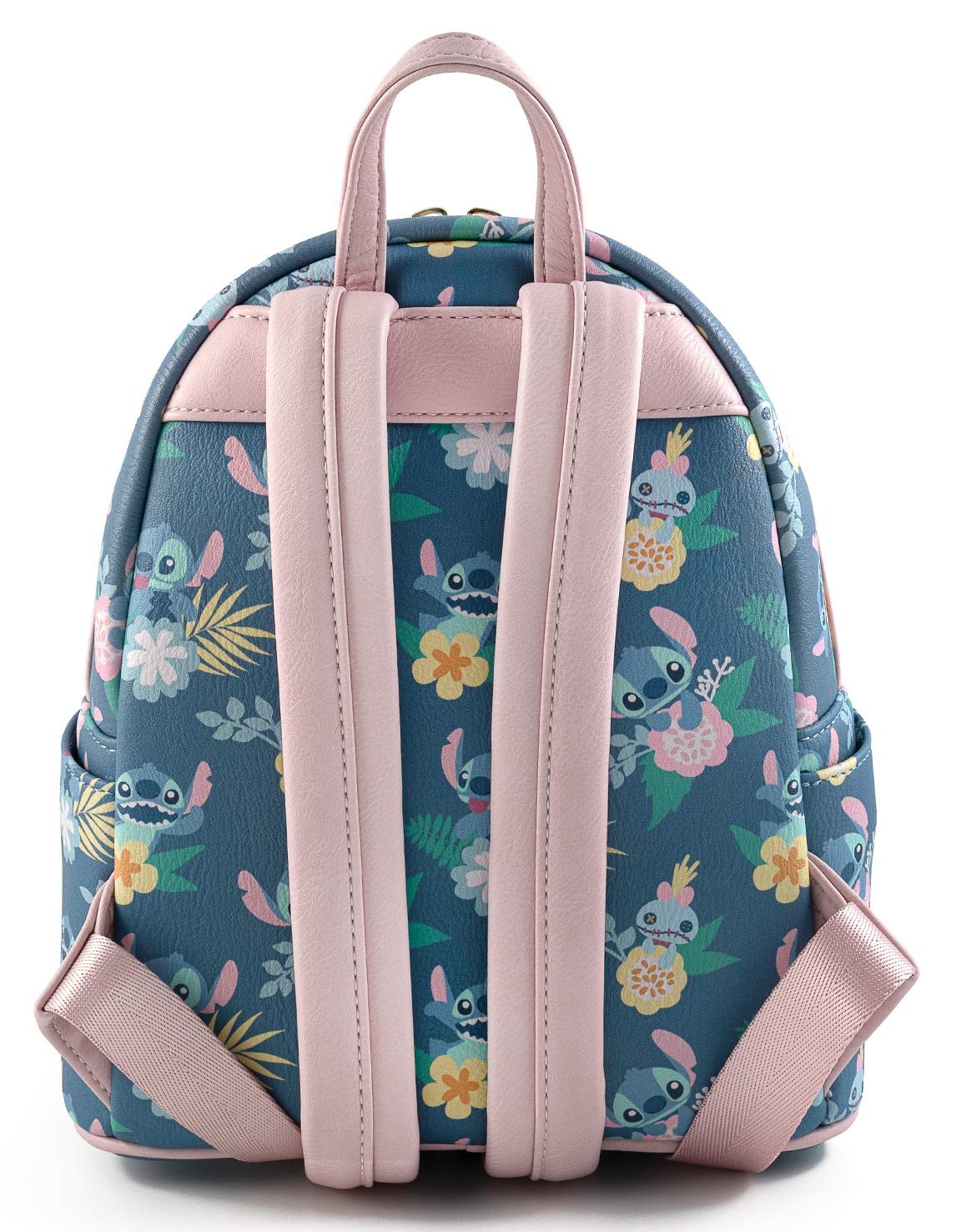 Loungefly Disney Stitch Lilo & Stitch All Over Print Womens Double Strap Shoulder Bag Purse Multi