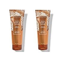 Bath and Body Works 2 Pack Warm Vanilla Sugar Ultra Shea Body Cream 8 Oz.