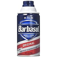 Barbasol Beard Buster Shaving Cream Original 10 oz (Pack of 6)