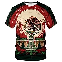 Funny Mexican Mexico Eagle T-Shirt Patriotic Theme Tee Shirt