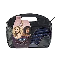 Original Heatless Hair Curlers by Curlformers • Deluxe Corkscrew Curls Styling Kit For Long Hair Up To 14” (35cm) • 40 No Heat Curlers & 2 Styling Hooks • Healthy & Damage Free