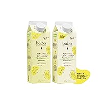 Purifying Lemon Tea Tree & Grapefruit Shampoo – For Flat, Oily Hair - Passion Fruit Ferment for scalp - Water-Resistant Carton w. 80% Less Plastic - Shampoo & Conditioner set available