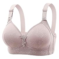Women's New Large Jacquard Thin Cup Three Breasted No Steel Ring Sexy Bra The Bra