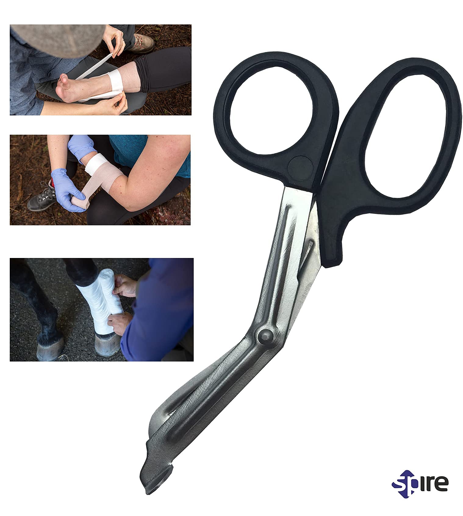 SPIRE Tuff Cut Utility Scissor, Bandage Scissors Trauma Shears for Nursing  Household, Military-Grade Scissors SHEARS 7.5