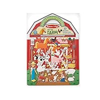Puffy Sticker Play Set - On the Farm - 52 Reusable Stickers, 2 Fold-Out Scenes - FSC Certified