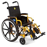 Medline Pediatric Wheelchair for Children - Promoting Comfort and Mobility, 14”W x 12”D Seat