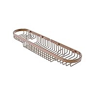 Allied Brass BSK-275LA-BBR Oval Combination Shower Basket, Brushed Bronze