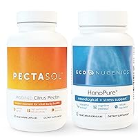 EcoNugenics Ultimate Cellular Health & Immune Support Pack | HonoPure - Magnolia Bark Extract, 30 Capsules | PectaSol-C Modified Citrus Pectin, 90 Capsules Bundle