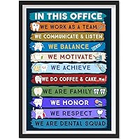 We Are Dental Squad Poster In This Office Poster Wall Art for Dentist We Are Teamwork Office Hospital Clinic Science Decor (1)