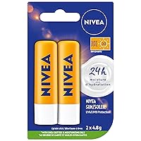 Sun Caring Lip Balm Sticks with SPF 30, Duo Pack (2 x 4.8 g)(Imported from Canada)