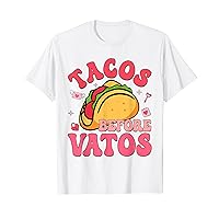 Groovy Tacos Before Vatos Valentines Day Couple Matching T-Shirt